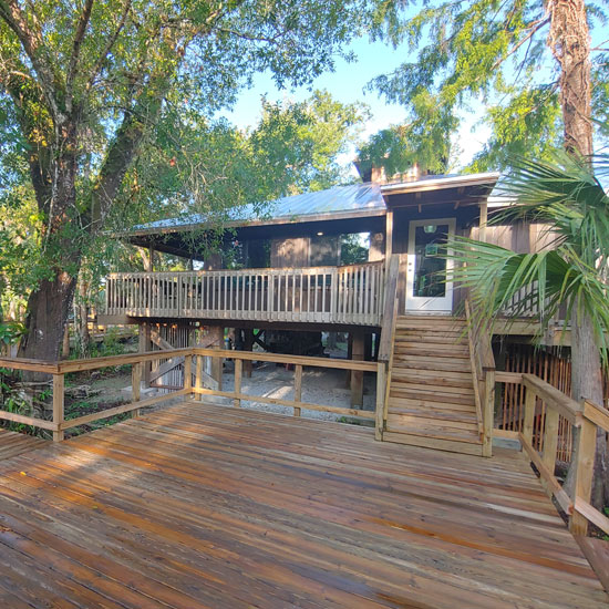 donate-to-gore-nature-education-center Exterior of the new Gore Nature Center | Donate to Cypress Cove Landkeepers